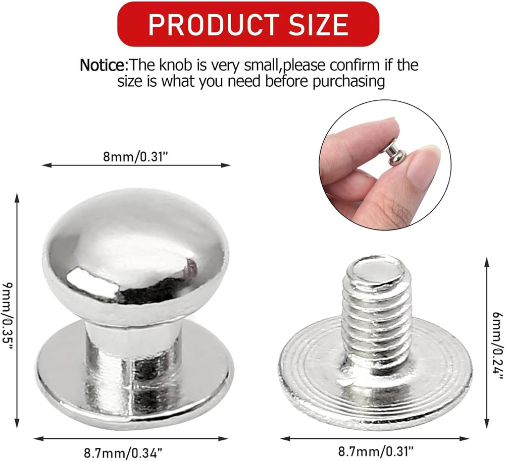 12pcs 0.31'' x 0.39'' Mini Drawer Pulls, Round Cabinet Knobs Handles Pulls for D