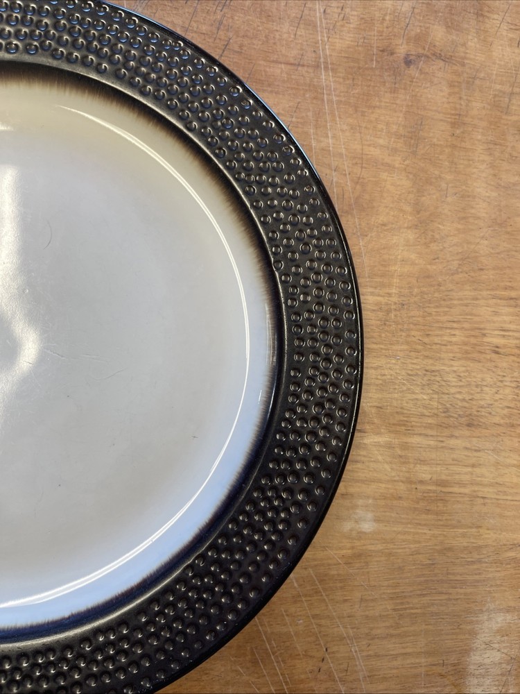 Threshold BARNET BRONZE Dinner Plate 10 1/2 Embossed Dots 1 ea 1 available