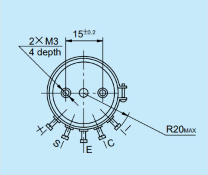 SAKAE FSCB30AG Non-Linear 2 ganged Potentiometer -Plastic resistive element type