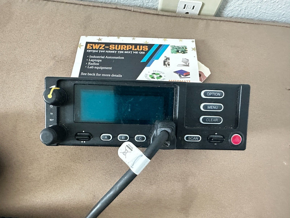 NICE HARRIS CU232180002 REMOTE CONTROL HEAD Model CH-721 + MICROPHONE TESTED