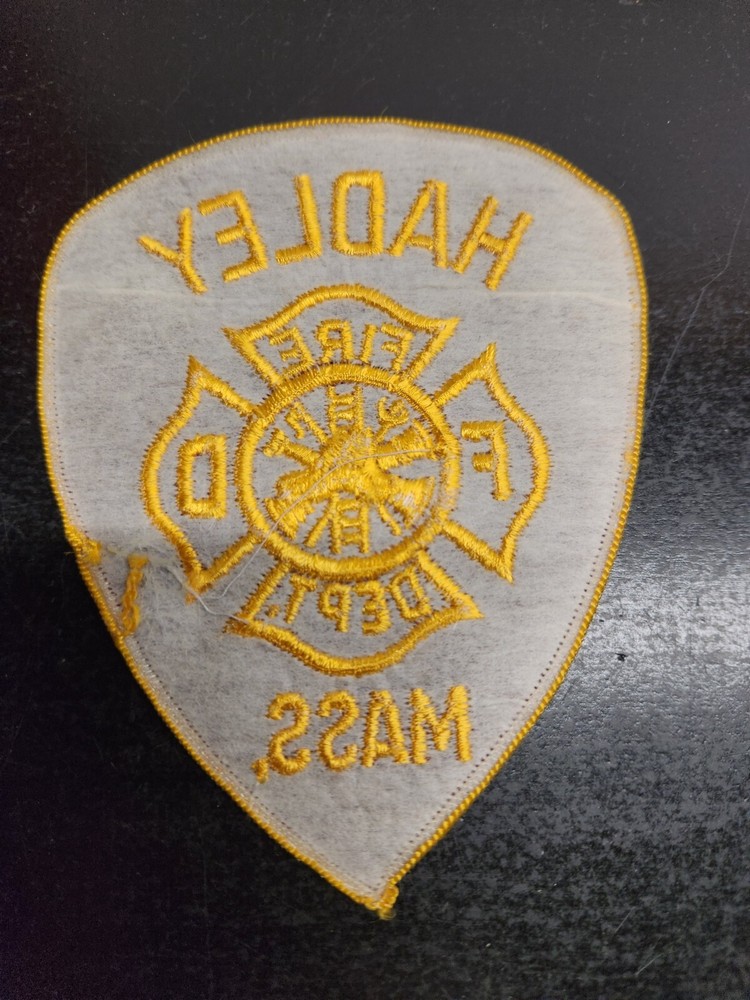 Vintage Hadley Massachusetts Fire Department Shoulder Patch