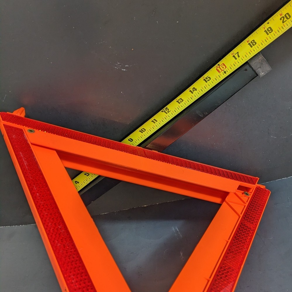 Triangle Emergency Reflective Sign 3 Pack Safety Warning Triangle Roadside