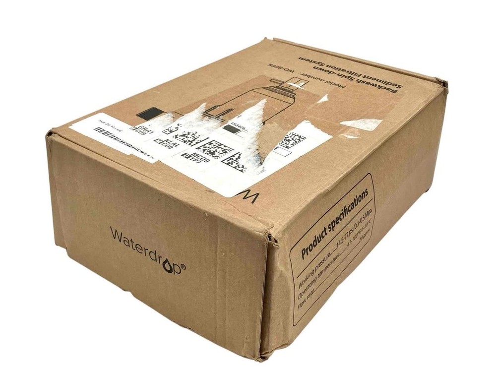 Waterdrop Backwash Spin Down Sediment Filter Whole House Pre-Filtration System