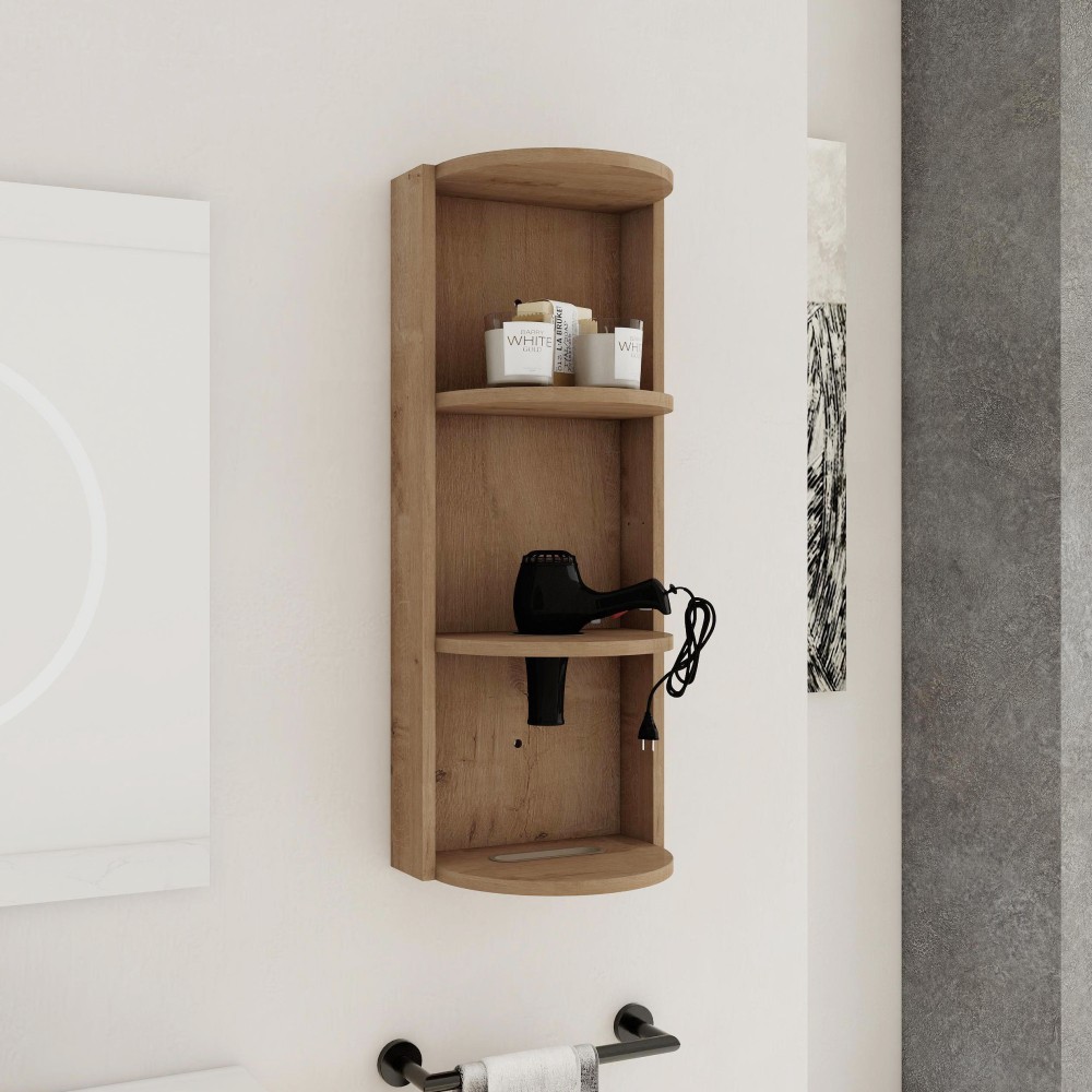 Bathroom Wall Mounted Storage Rack Float Mounting Design
