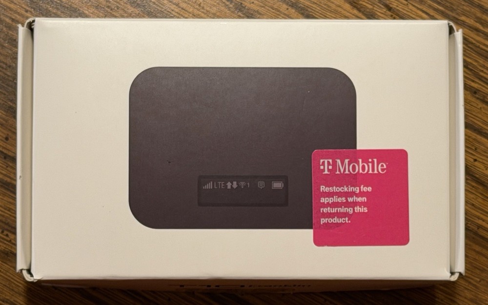 T-Mobile Franklin T10 mobile hotspot. Connects Devices Using Cellar Data.