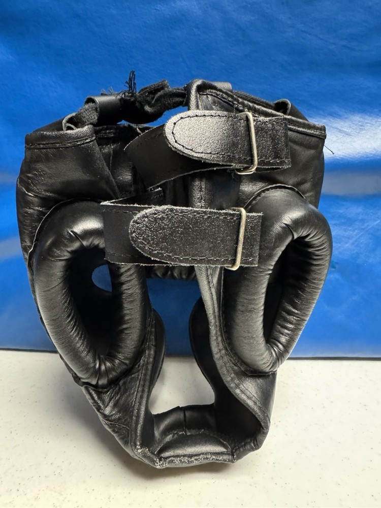 Pro Force Black Large Boxing Headgear