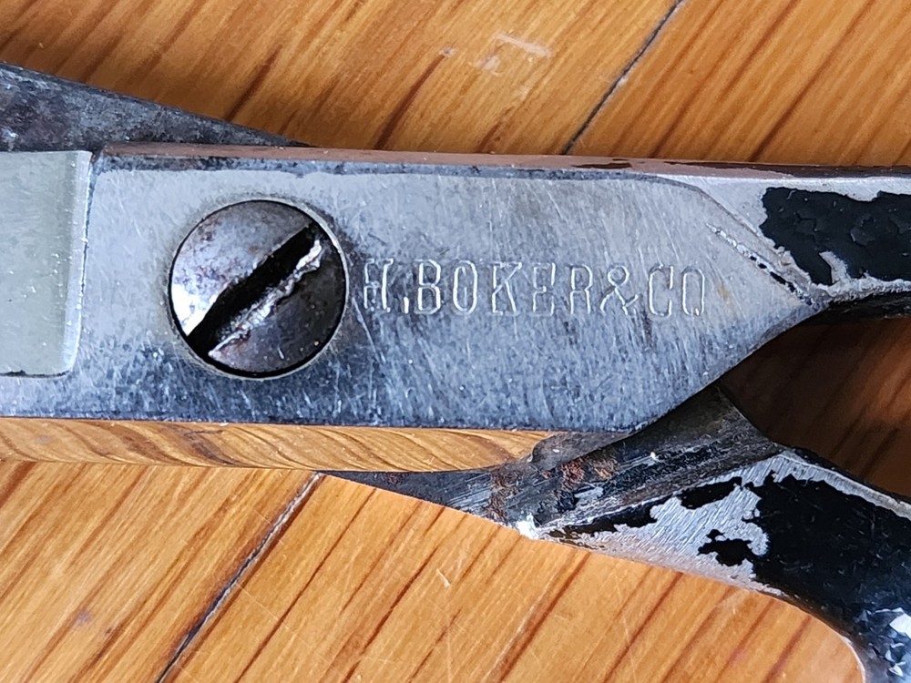 Vintage H Boker 10" Scissors