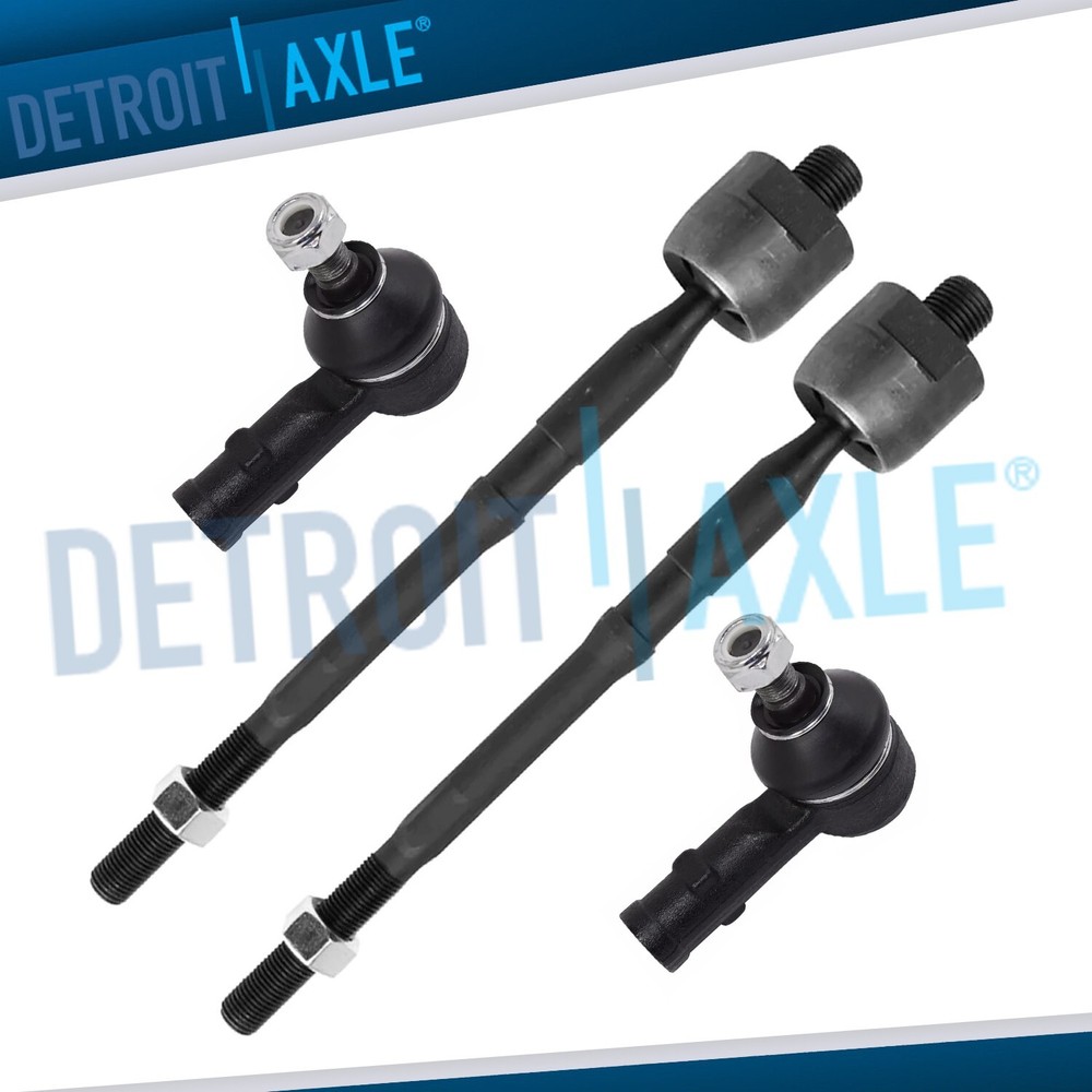 Front Left Right Inner Outer Tie Rod Ends Kit for Chevrolet Chevy Spark Spark EV