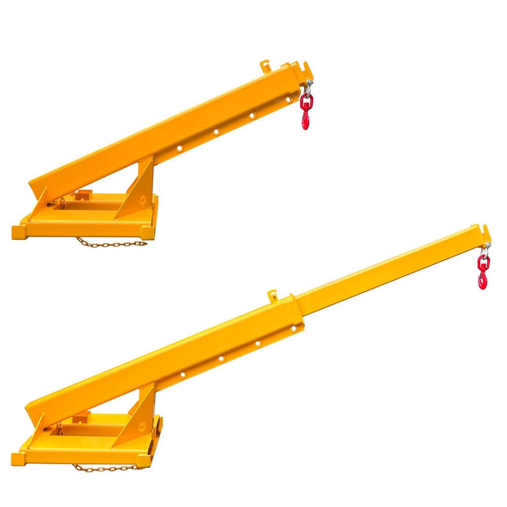 6600lbs Loading Forklift Mobile Crane, Forklift Extension Attachments Crane