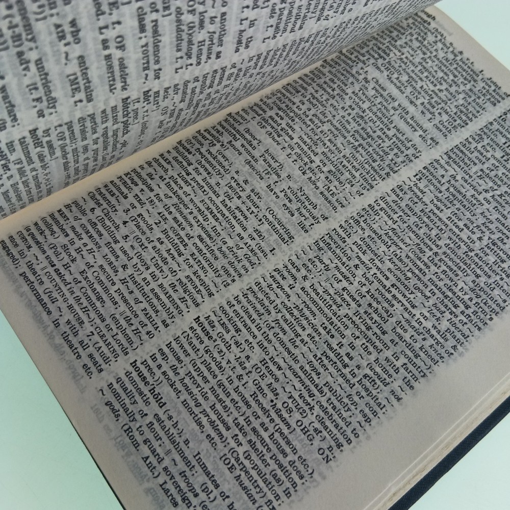 Concise Oxford Dictionary Fowler 1969 Hardback Book