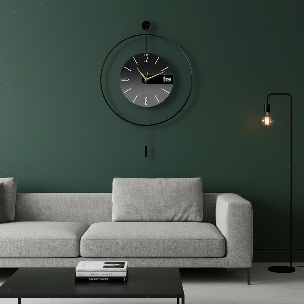 Wall Clock Easily Read Quiet Wall Decoration for Kitchen Classroom Bathroom