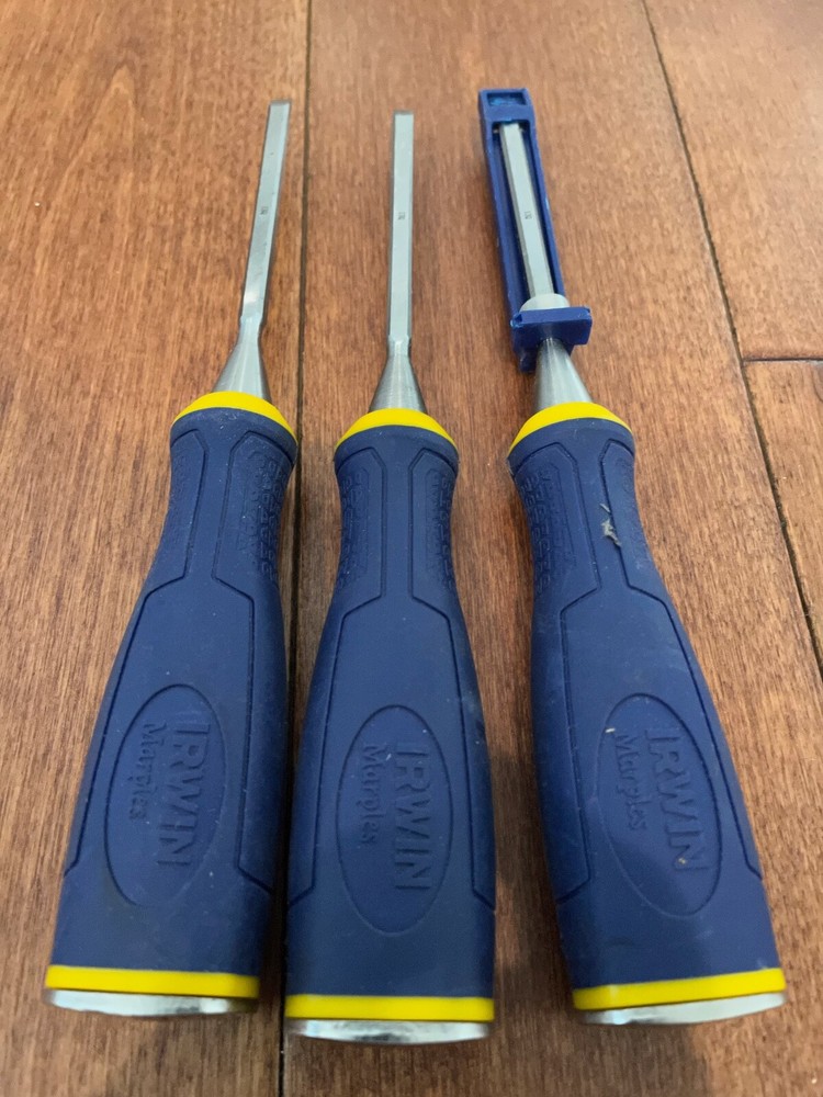 3 pack, IRWIN TOOLS, #1768772 Marples All Purpose 1/4" (6mm) Construction Chisel