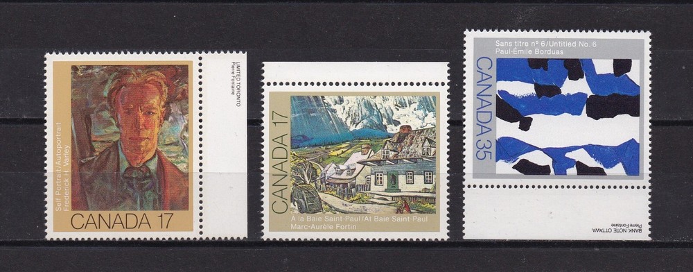 CANADA   887-9 MNH, Paintings, 1981