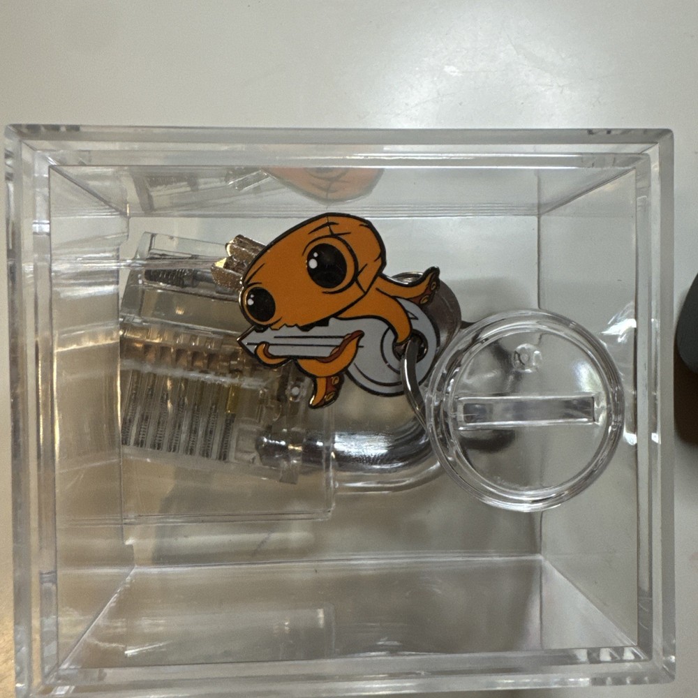 CURIOSITY BOX Lock, Key, Keychain, Plastic Box and Hammer