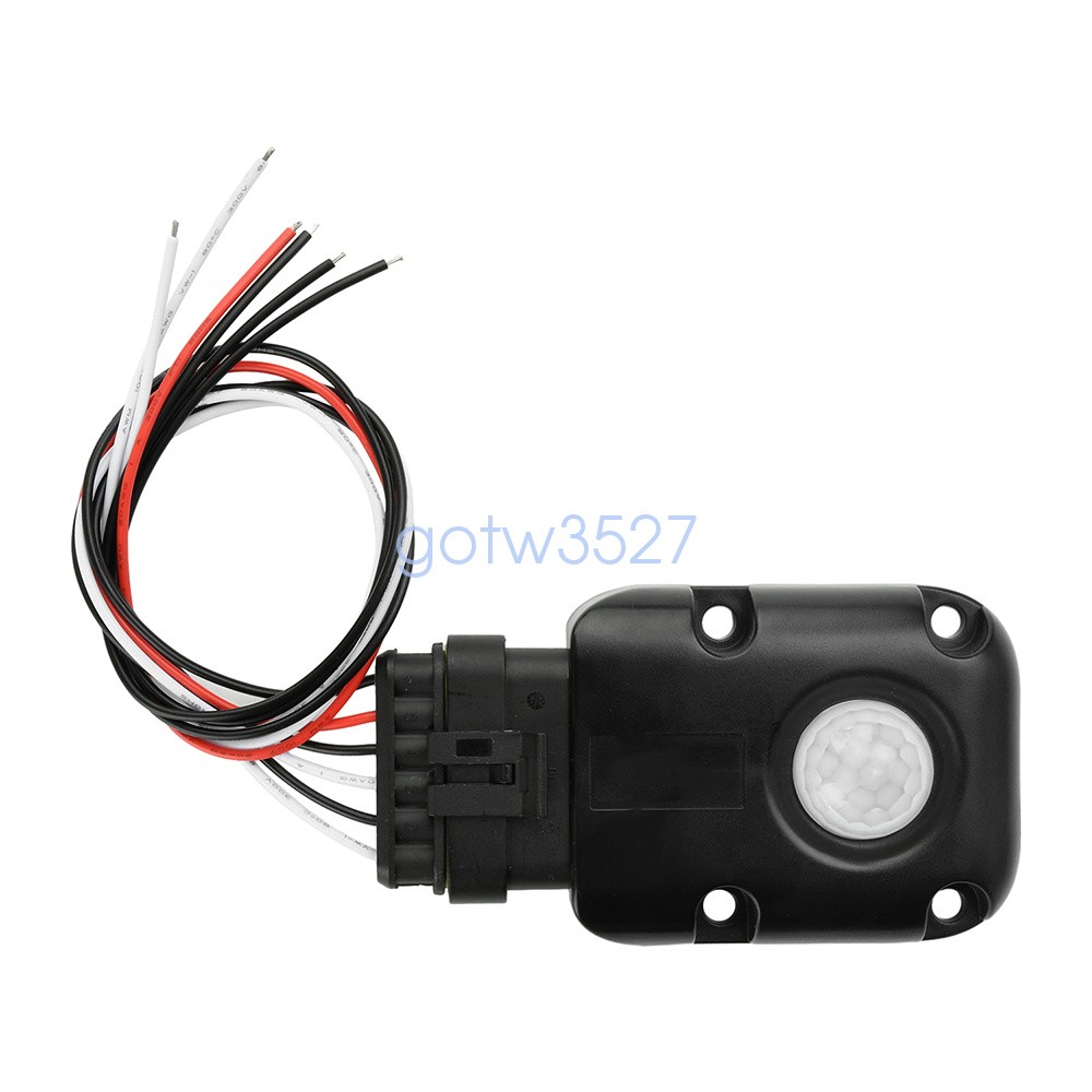 DC6-24V Infrared PIR Motion Sensor Detector LED Outdoor Waterproof Sensor Switch