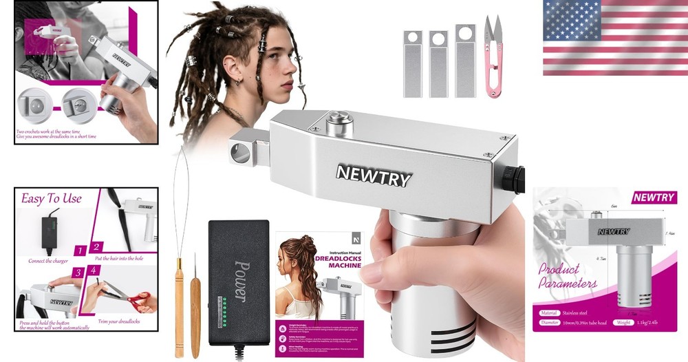 Effortless DIY Dreadlocks Machine: Fast, Portable & Adjustable for Extensions
