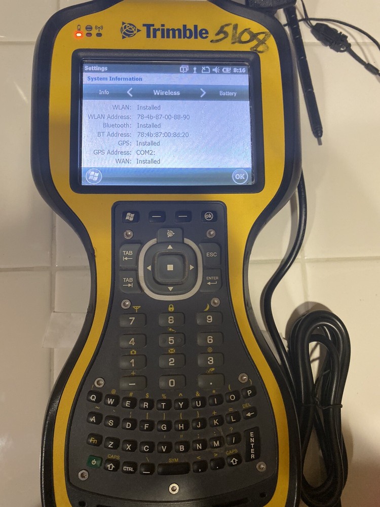 Trimble TSC3 Data Collector NO Internal Radio
