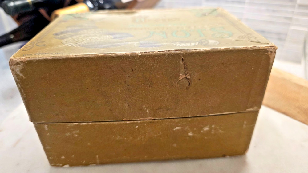 Antique Blocks Atlanta Assorted Chocolate Covered Nuts Box Candy
