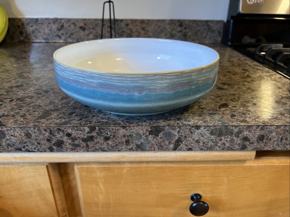 DENBY AZURE COAST SERVING BOWL 9.5”