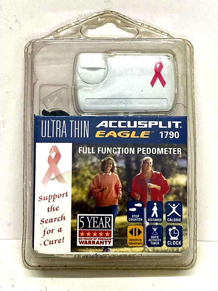 AccuSplit Eagle Ultra-Thin Walking Pedometer