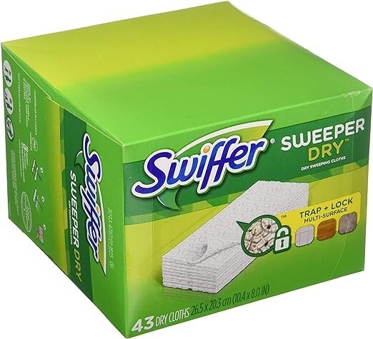 Swiffer Sweeper Dry Sweeping Cloths 86 Ct (2 pk @ 43 ea)