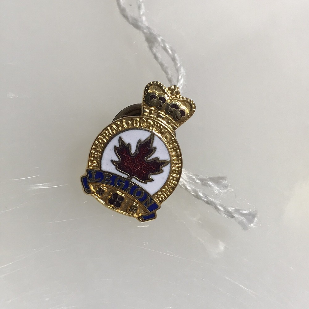 We Will Remember Them CDN Legion Pin Canadian