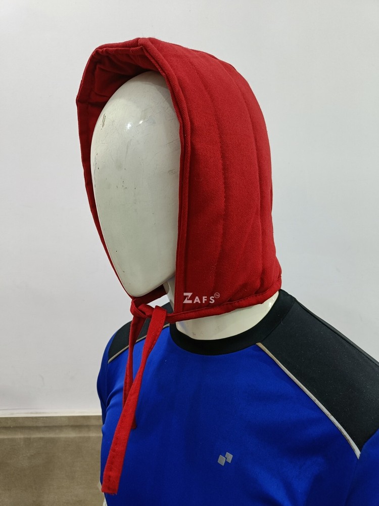 Medieval Thick Padded Arming Cap Cotton Fabric Helmet inner Armor