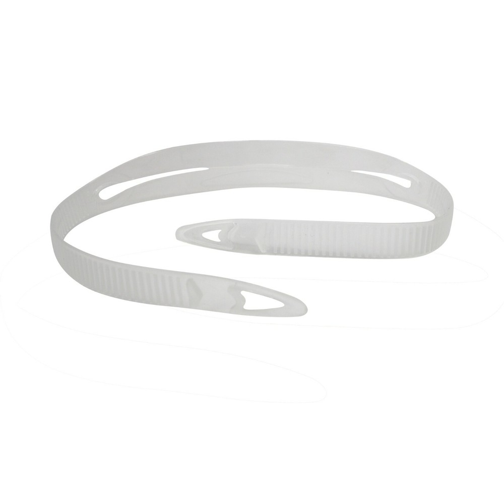 Scuba Dive Snorkeling Mask Silicone Strap Replacement - Clear 5/8" Width Thin