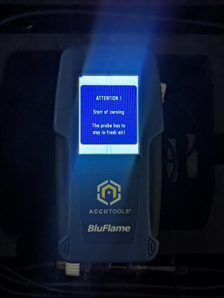 Accutools BluFlame Combustion Analyzer kit NICE!