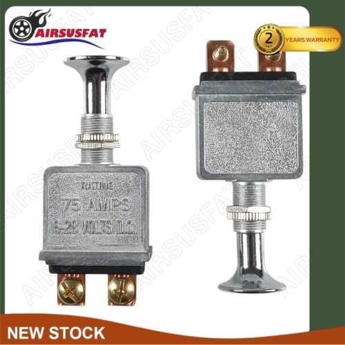 2X Push Pull Switch 75 Amp Spst On/Off 2 Position For Automotive Trucks Off-Road