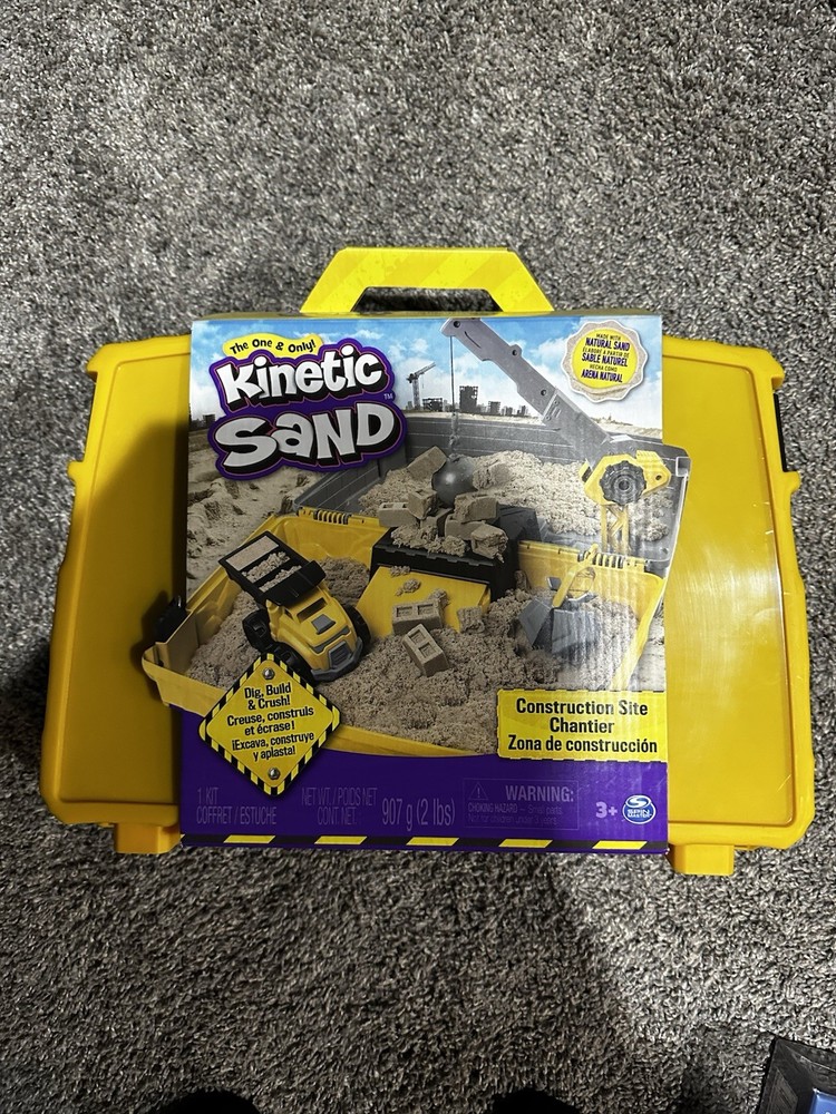 Kinetic Sand “Construction Site” playset by Spin Master.