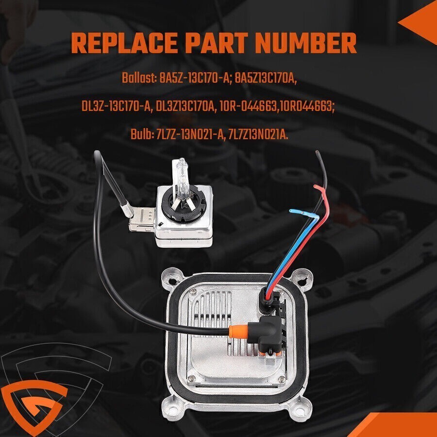 HID Bulb Control Unit For 10-19 Ford Mustang D3S Bulb Headlight Bulb Igniter