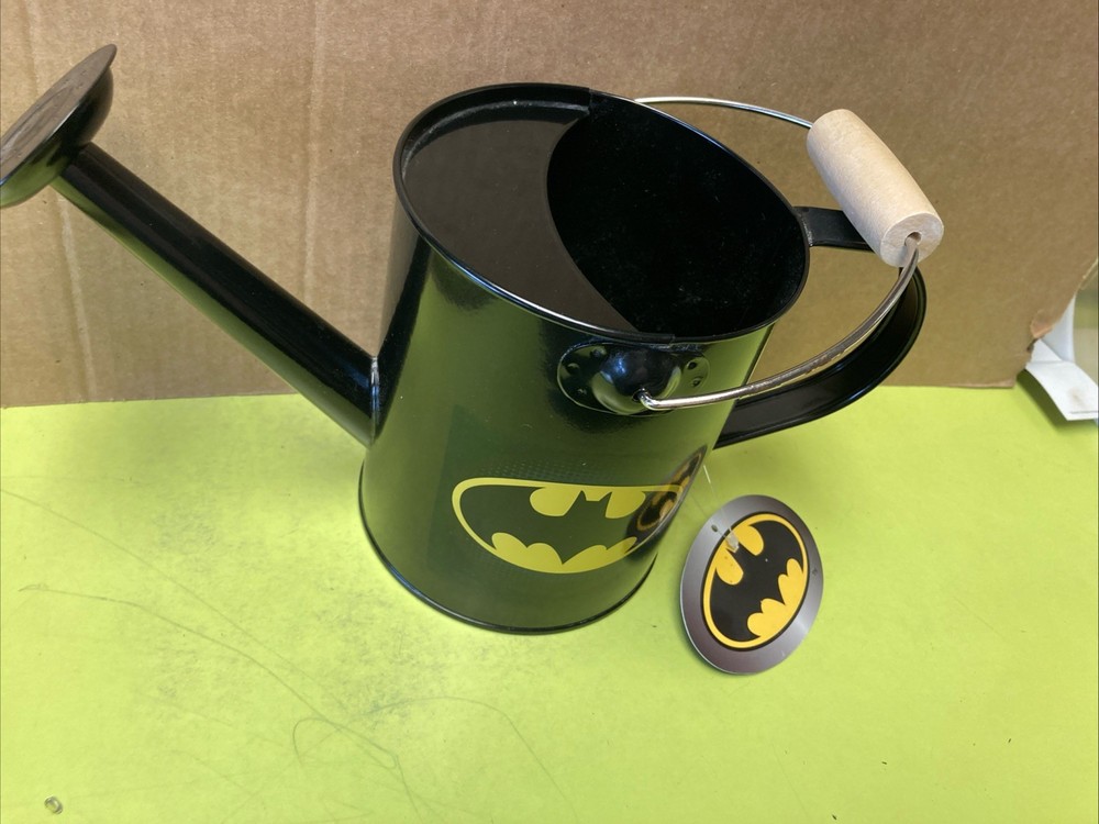 DC Comics BATMAN WATER CAN PAIL With Tags Still Attached
