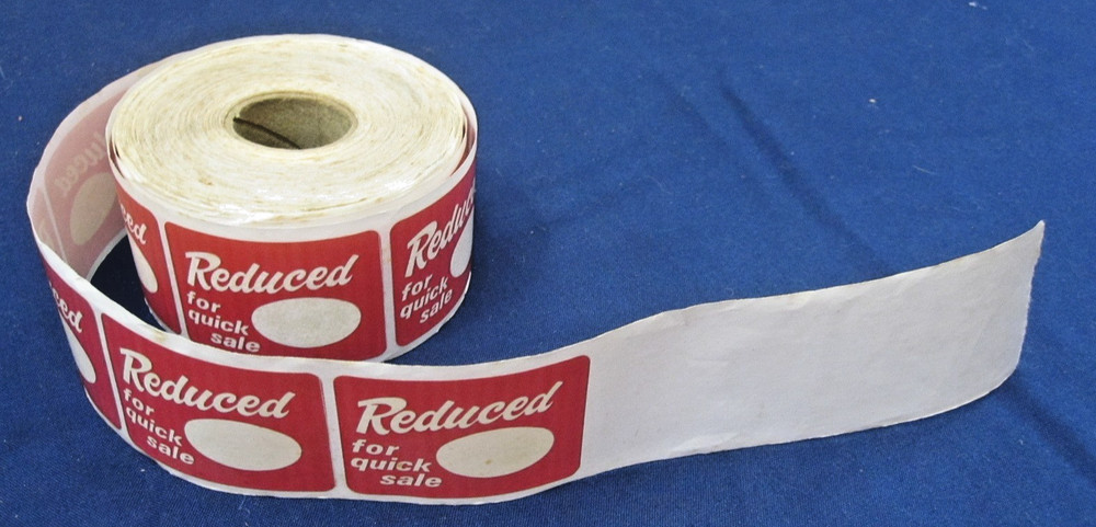 REDUCED for quick sale LABEL Stickers - Unknown quantity