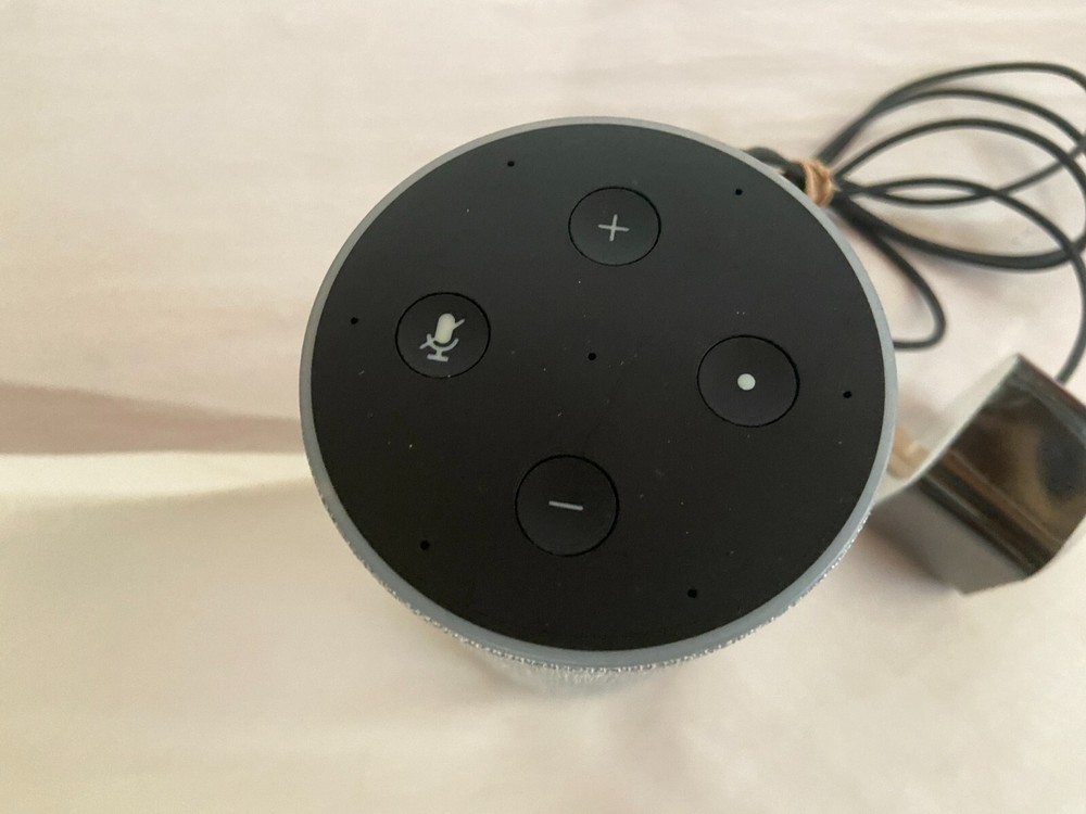 Amazon Echo (2nd Generation) Smart Assistant - Heather Grey Fabric