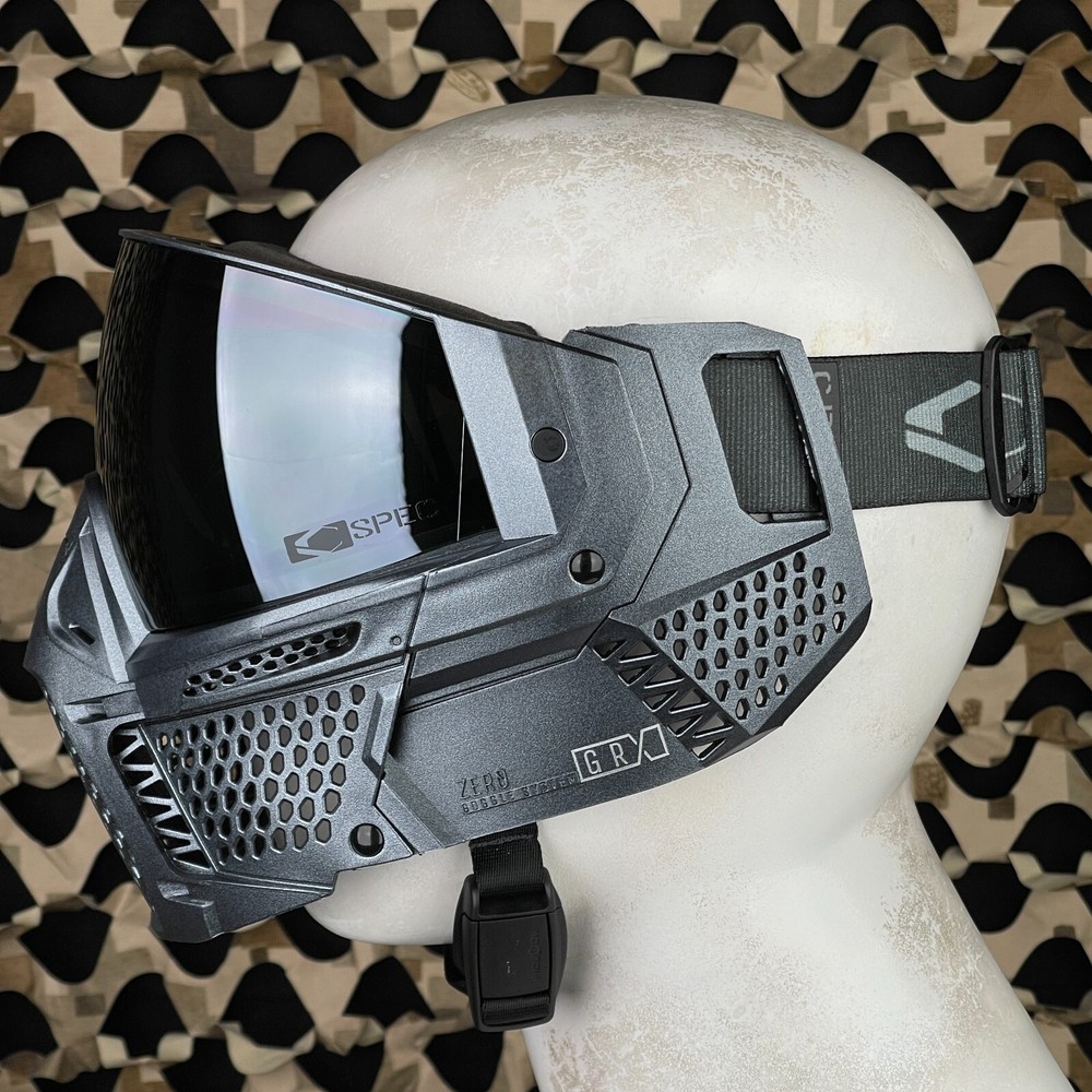 NEW Carbon CRBN Zero GRX Paintball Mask (Less Coverage) - ELMT Platinum