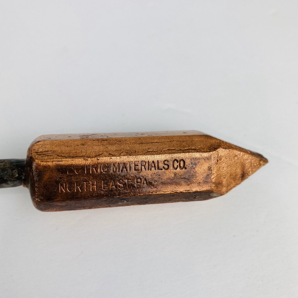 Three Vintage Copper Soldering Tips