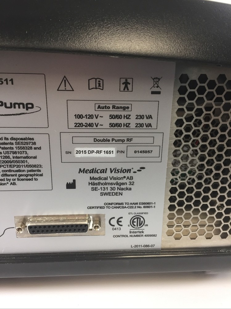 Medical Vision RF Double Pump