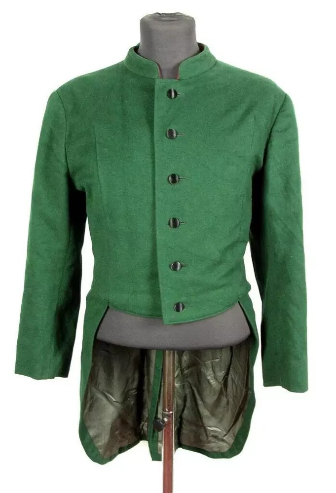 Pre-WWII GERMAN AUSTRIAN Tirol Long Jacket Coat Tunic w/ Tail