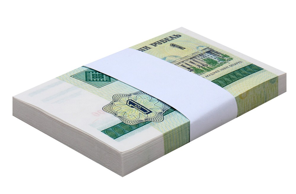 Belarus 1 Rublei, 2000, P-21, UNC X 100 PCS Bundle Pack