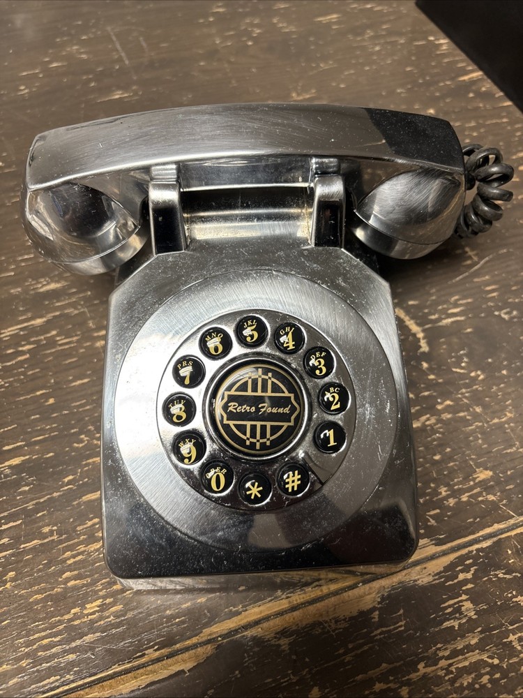 Retro Found Line Telephone