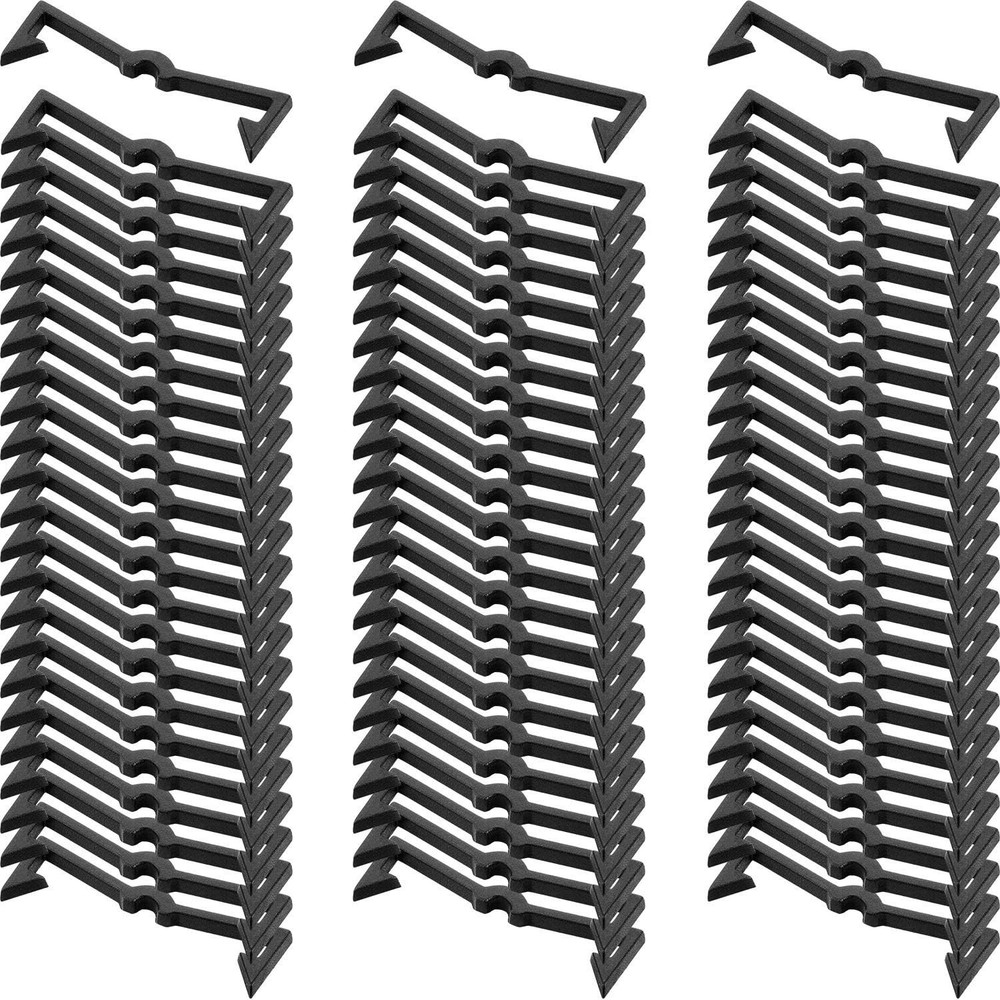 Modern Black Plastic Pegboard Hook Locks - Organize Tools & Crafts Effortlessly