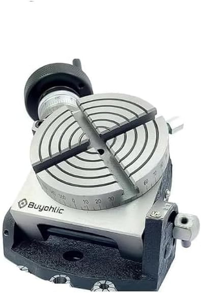 4" (100 Mm) Horizontal Vertical Tilting 0°- 90° Rotary Table- Milling Machine To