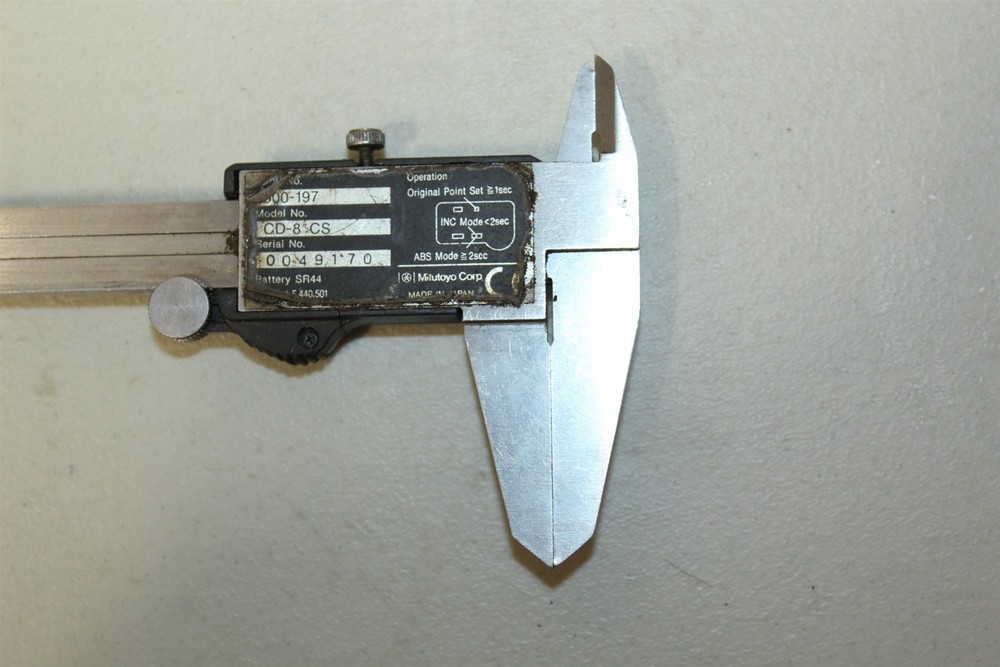 Vintage Caliper With LED Display Mitutoyo Absolute Digimatic Working