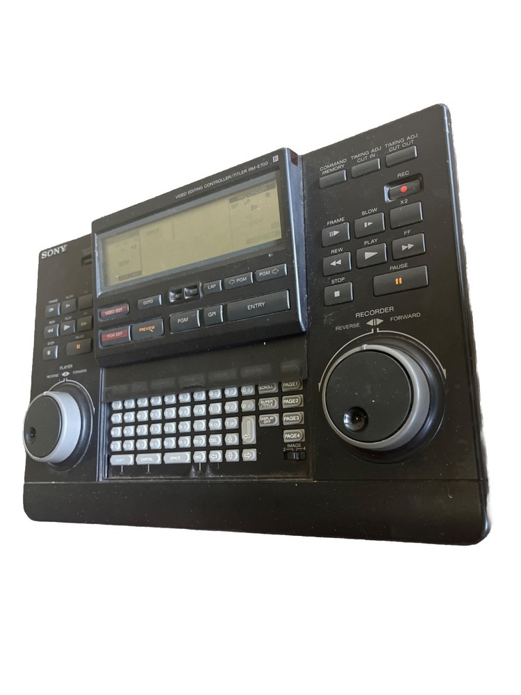 Sony RM-E700 Video Editor Controller/Titler w/ Power Adapter