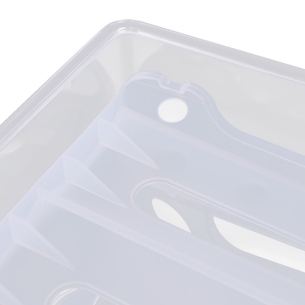 Egg Holder for Refrigerator Adjustable Egg Holder Storage Container for 36 Eggs