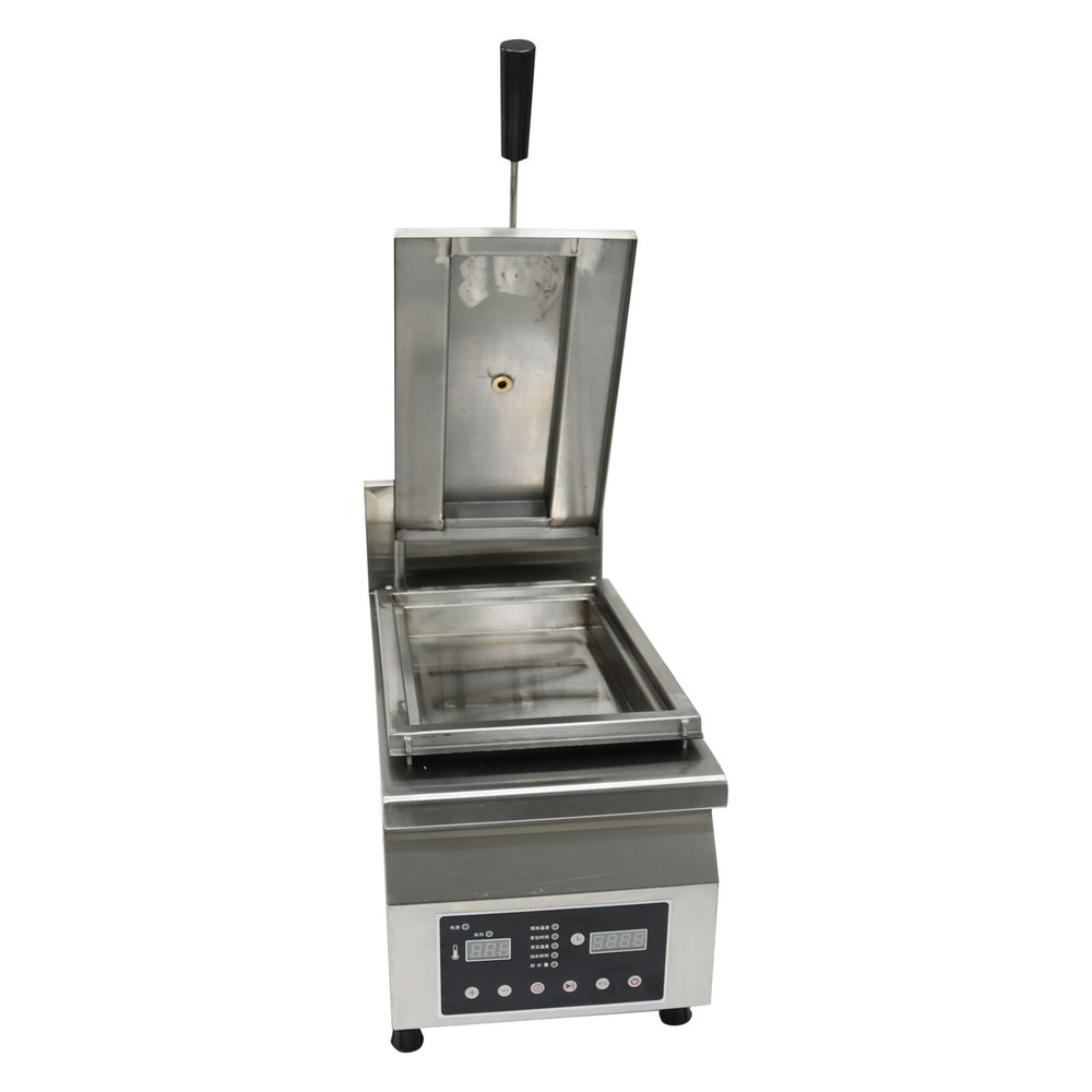 220V Stainless Automatic Dumpling Frying Machine Fried Steam Dumpling Maker