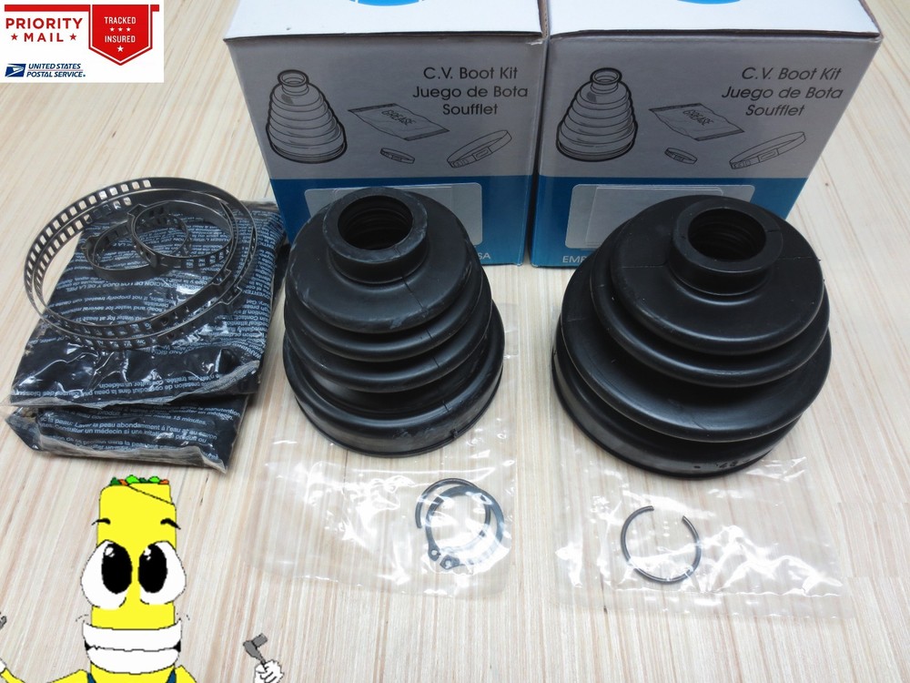 Front Inner & Outer CV Axle Boot Kit For Chevy Impala 2000-2013 EMPI Boots SS