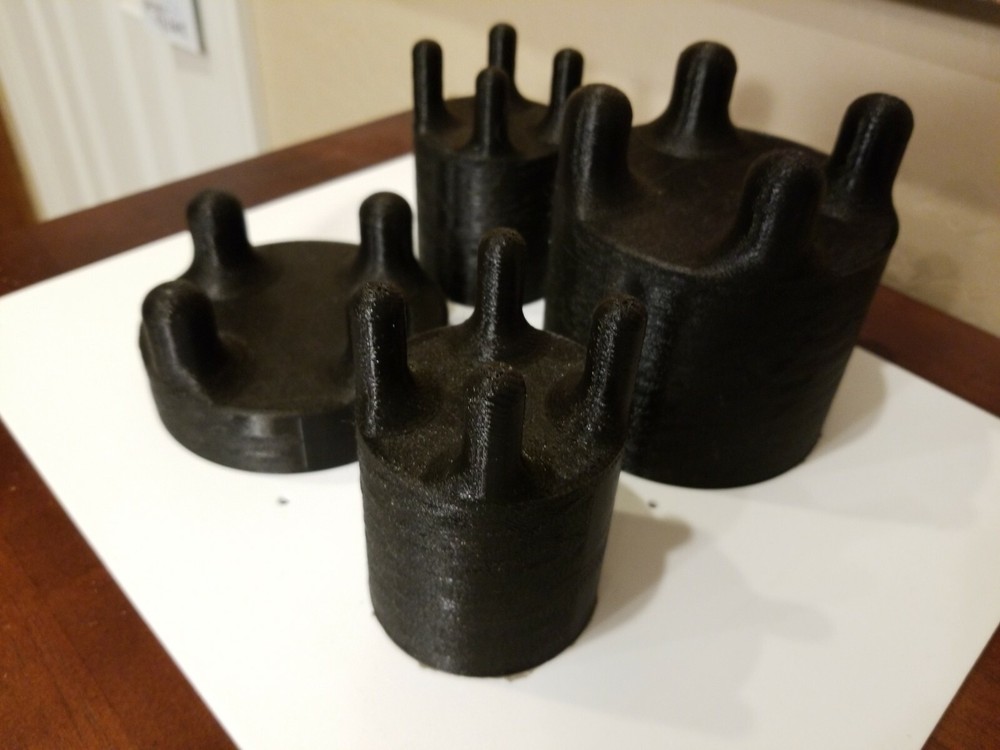 3D SCANNER SCANNING MODELS SETUP FIXTURES (4 SET)