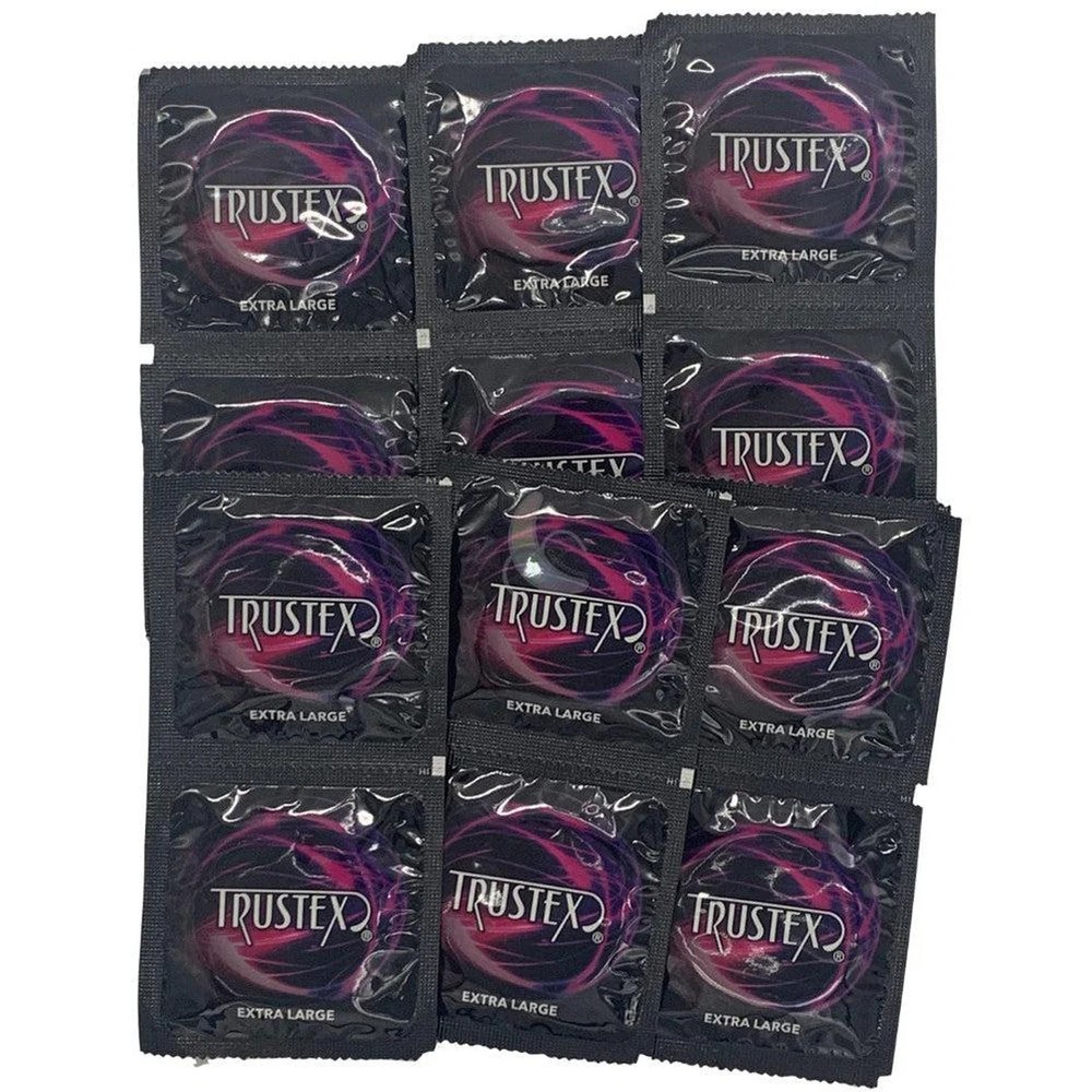 Trustex Extra Large Lubricated Condoms | 12-Pack